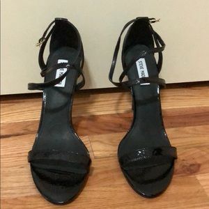 Steve Madden Strappy Snakeskin High Heel Sandals